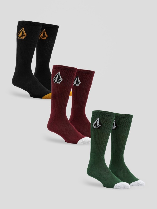 Volcom Full Stone Mix 3Pk Socks
