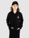 Volcom Iconic Stone Gid Kids Hoddie com fecho