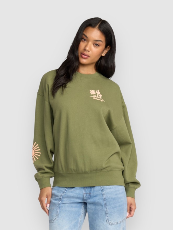 Billabong Sun Wave Livin Kendal Crew Flc Sweater