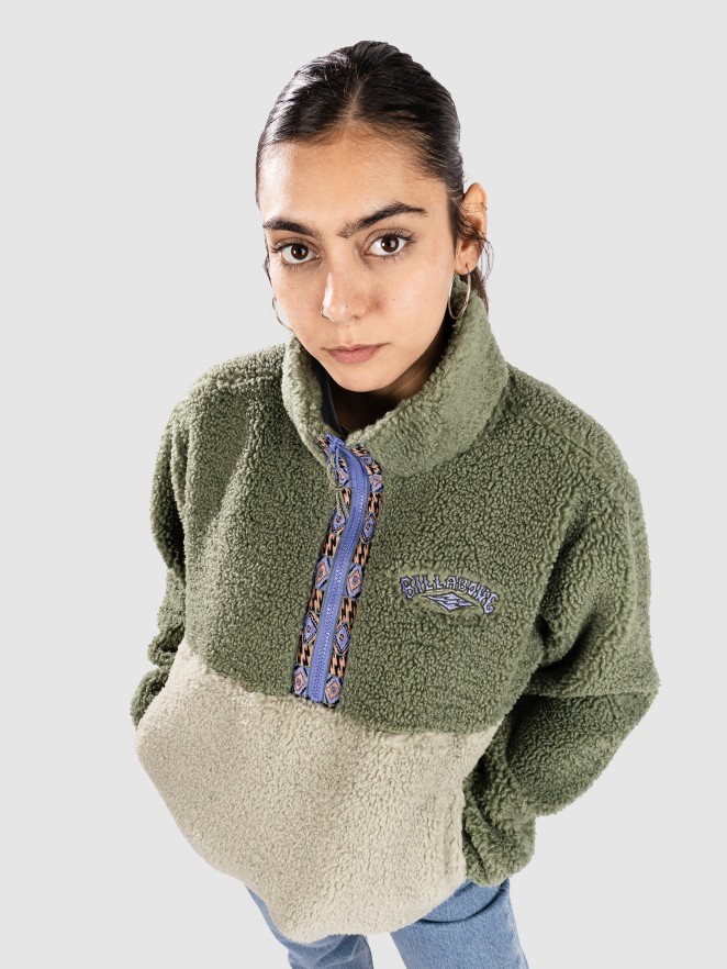 Billabong Horizon Mock Neck Half Zip Half-Zip Fleecový pulover