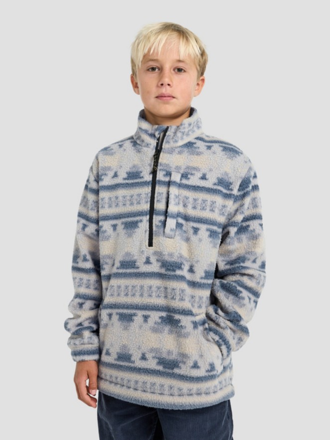 Billabong Boundary Mock Kids Half-Zip Fleece Sweater