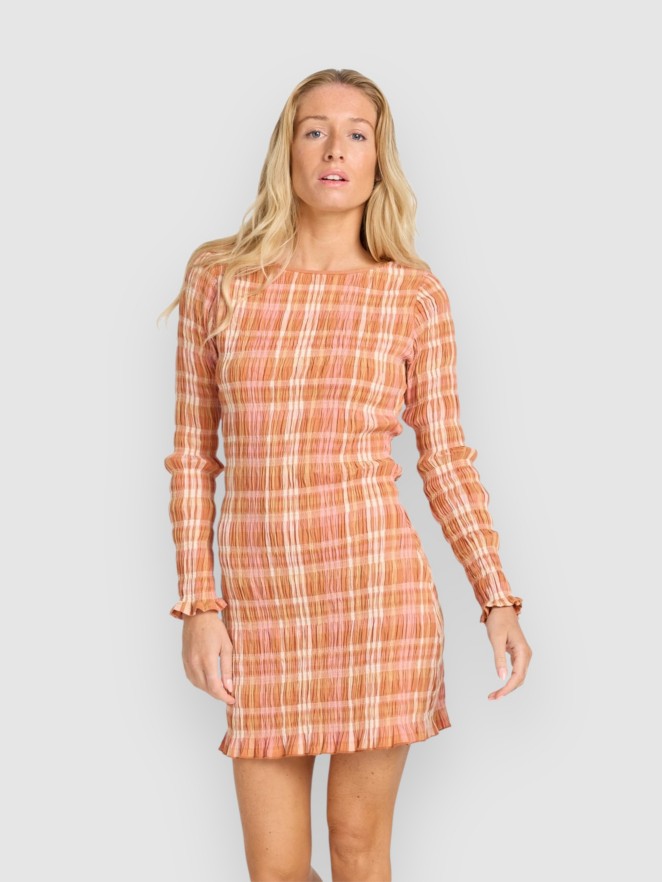 Billabong Check Me Out Ls Dress