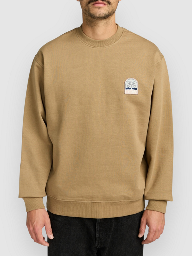 RVCA Palm Crest Crew Fleece Sweater