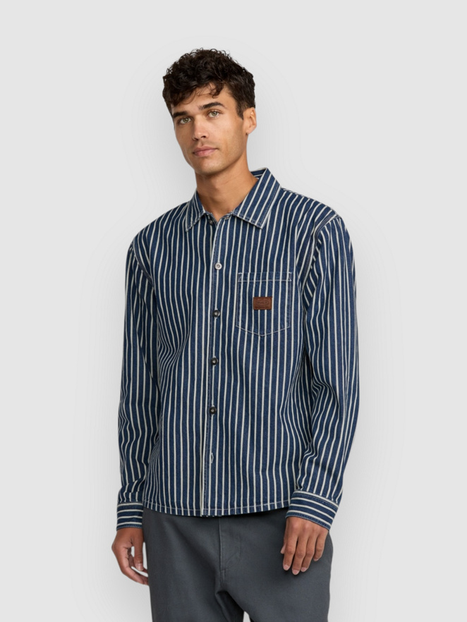 RVCA Dayshift Hickory Overshirt Jacket