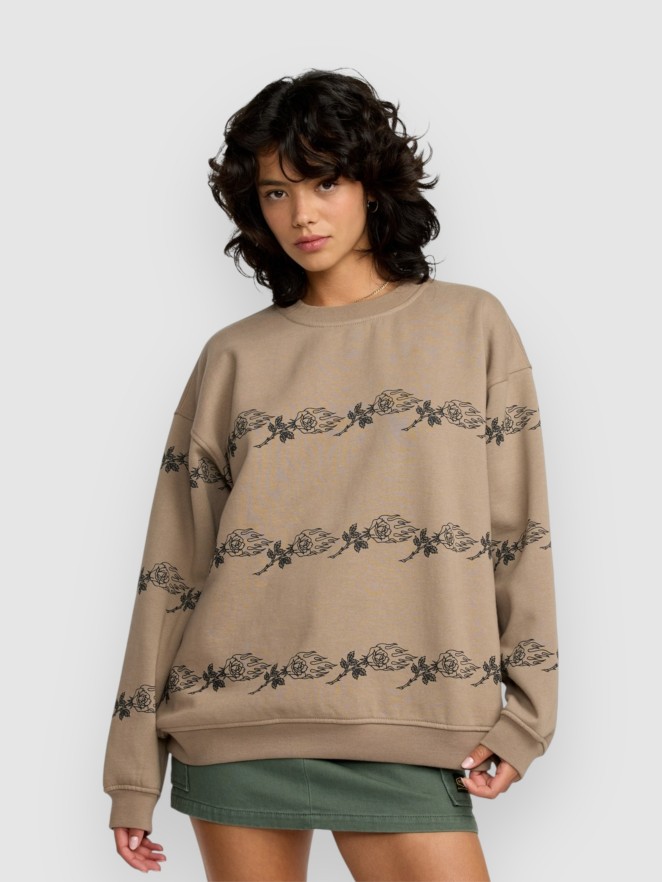 RVCA Anp Spanky Boyfriend Crew Sweater