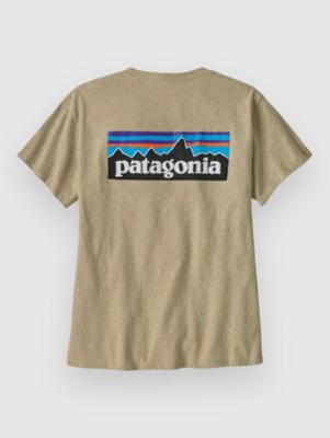 Patagonia P-6 Logo Responsibili T-Shirt pumice kaufen