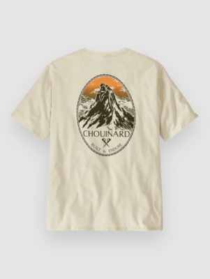 Patagonia Chouinard Crest Pocket Responsibili T-Shirt birch white kaufen