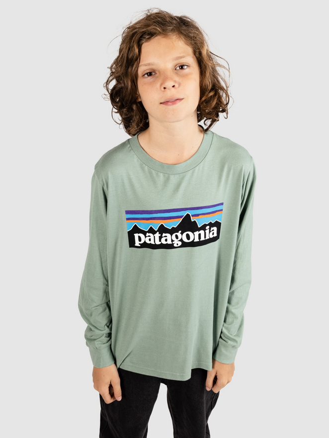Patagonia P-6 Logo Kids Longsleeve T-Shirt