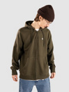 Element Icon Embroidery Hoddie com fecho