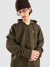 Element Icon Embroidery Hoddie com fecho