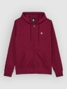 Element Icon Embroidery Zip Hoodie