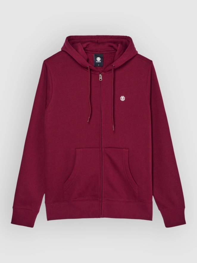 Element Icon Embroidery Zip Hoodie