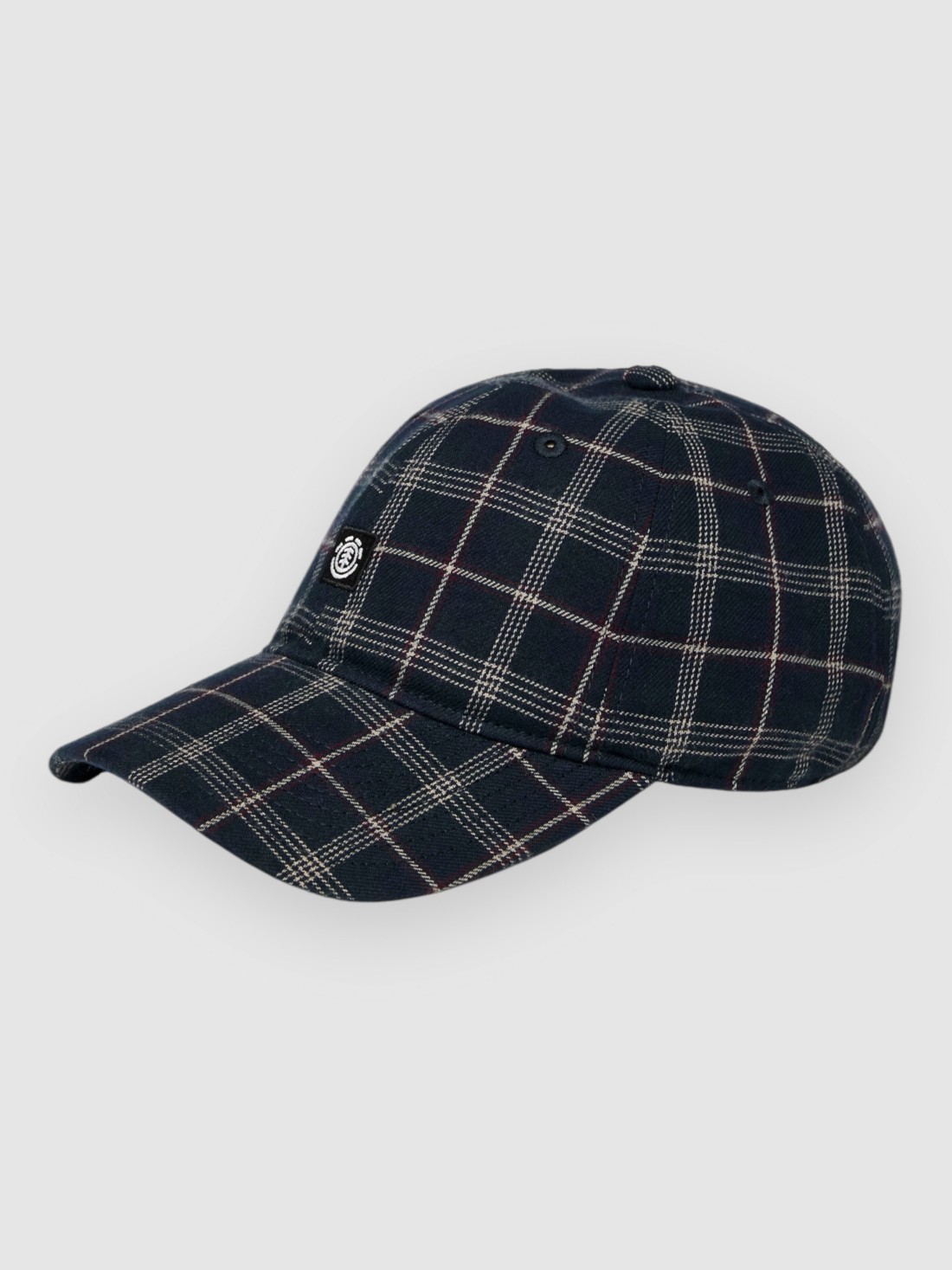 Element Icon Dad Check Cap tartan blue