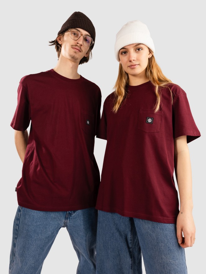 Element Icon Label Pocket T-skjorte