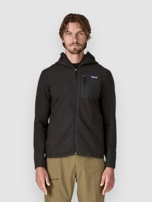 Patagonia R1 Air Full-Zip Hoody Fleecejacke black kaufen