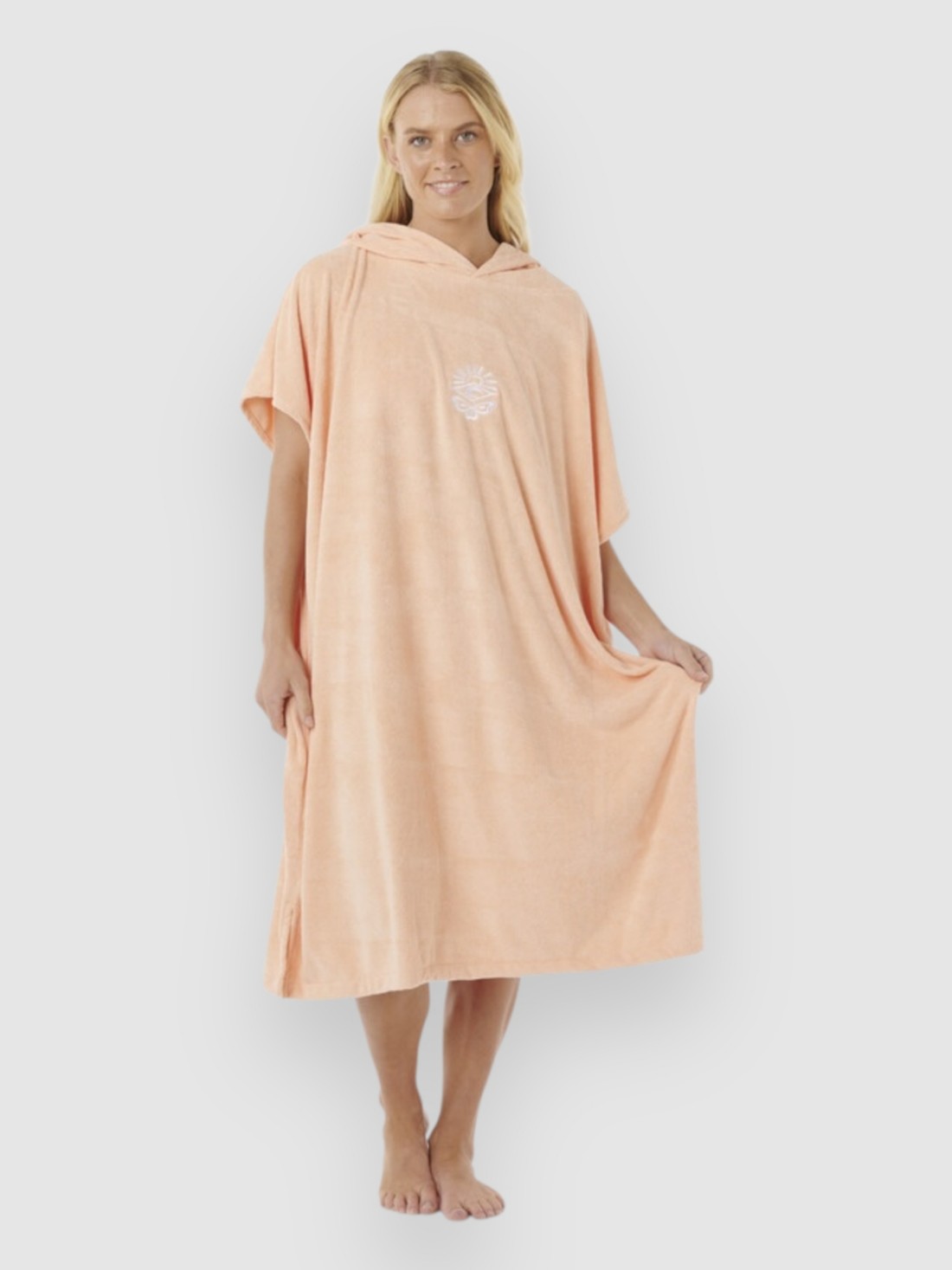 Rip Curl Classic Surf Hooded Surf Poncho bright peach