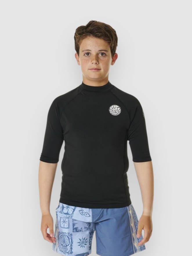 Rip Curl Icons Uv Brushed Kids Rash Guard