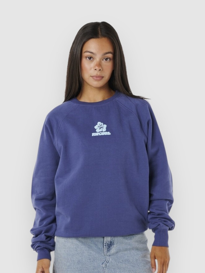 Rip Curl Luxe Surf Raglan Relaxed Crew Sweater