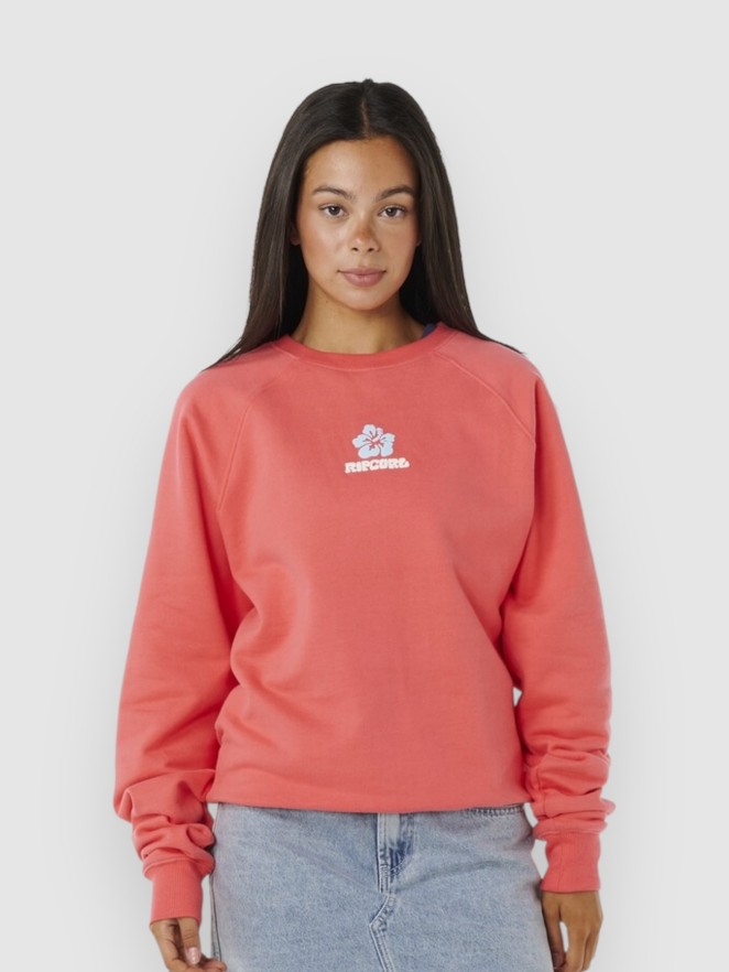 Rip Curl Luxe Surf Raglan Relaxed Crew Sweater