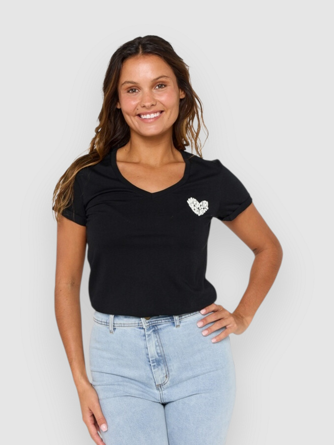 Rip Curl Heart V Neck T-Shirt