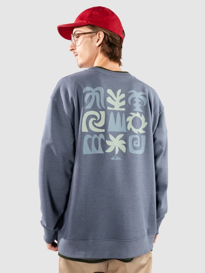 Quiksilver Salt Water Graphic Crew Sweater