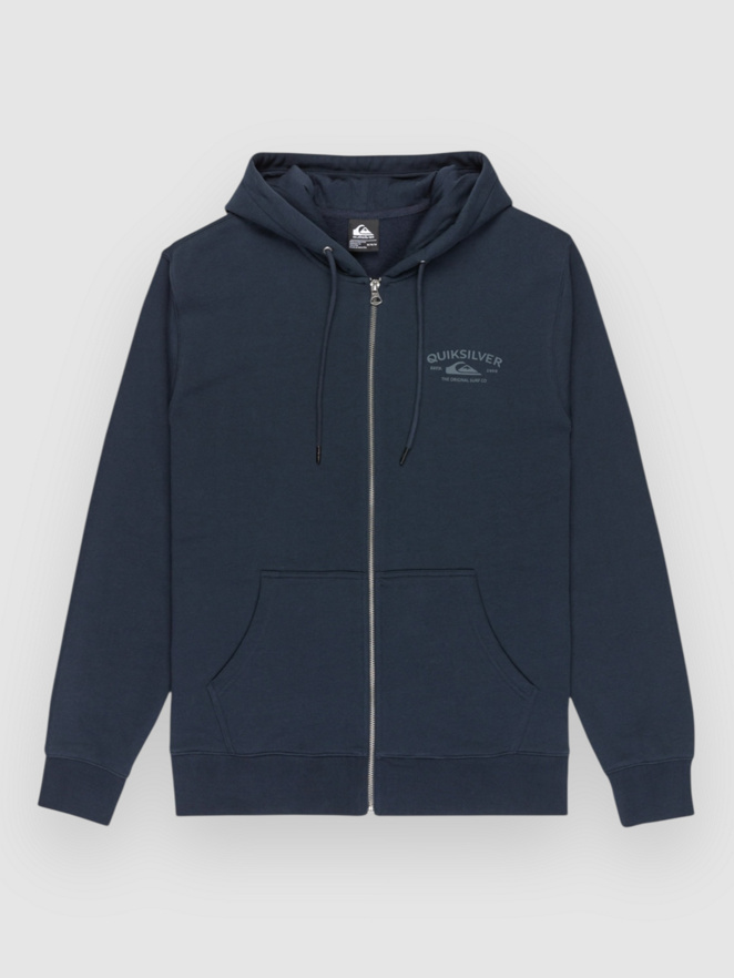 Quiksilver Chest Logo Zip Hoodie