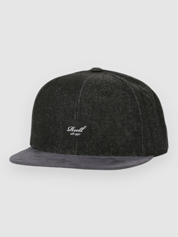 REELL Suede Cap black denim