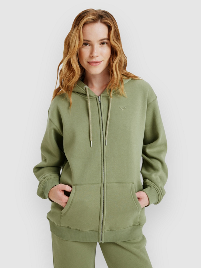 Roxy Surf Stoked Zipped Brushed Zip Hoodie