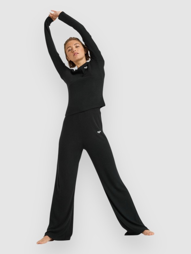 Roxy Rise & Vibe New Rib Wide Leg Pants