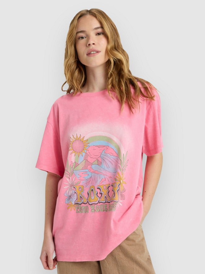 Roxy Sunnyoversize Optic Wash T-Shirt