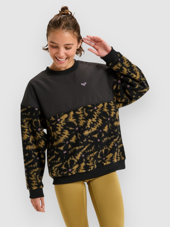 Roxy Waves Of Warmth Layered Crew Sweater