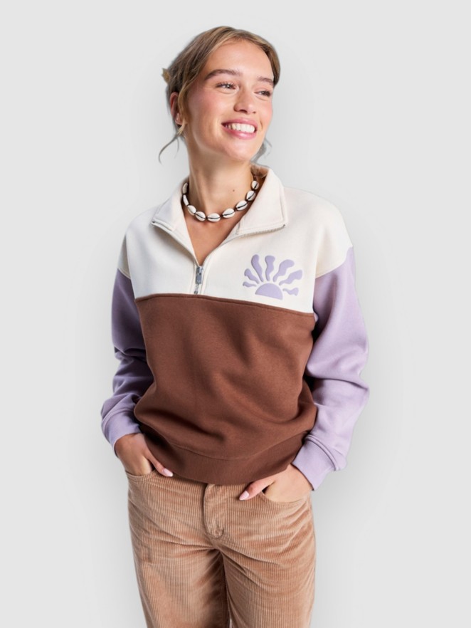 Roxy View Point Block Half-Zip Fleece Pullover