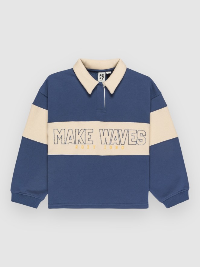 Roxy Iconic Waves Kids Longsleeve Polo