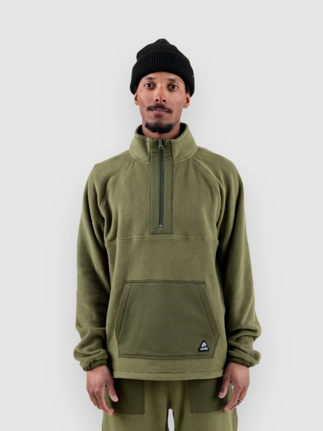 Jones Snowboards Lodge Half Zip Rec Fleecová bunda