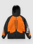 black/orange