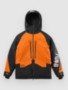 black/orange