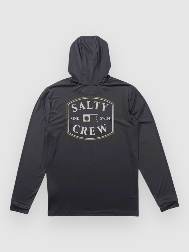 Salty Crew Capitals Hooded Longsleeve Lycra