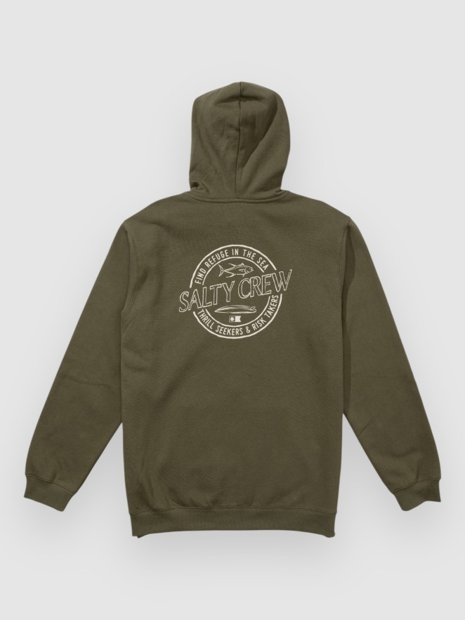 Salty Crew Skewed Zip Hoodie