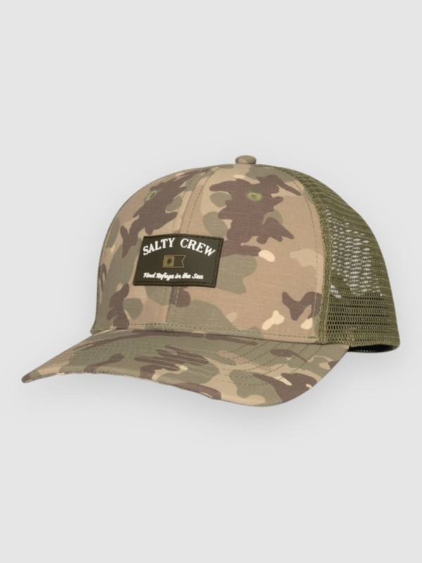 Salty Crew Steadfast Retro Trucker Cap camo
