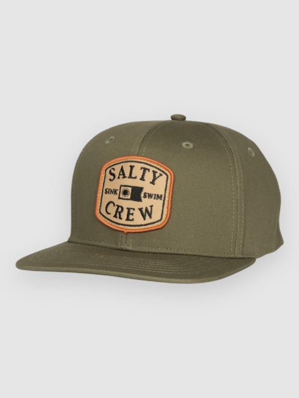 Salty Crew Capitals Snapback Cap olive