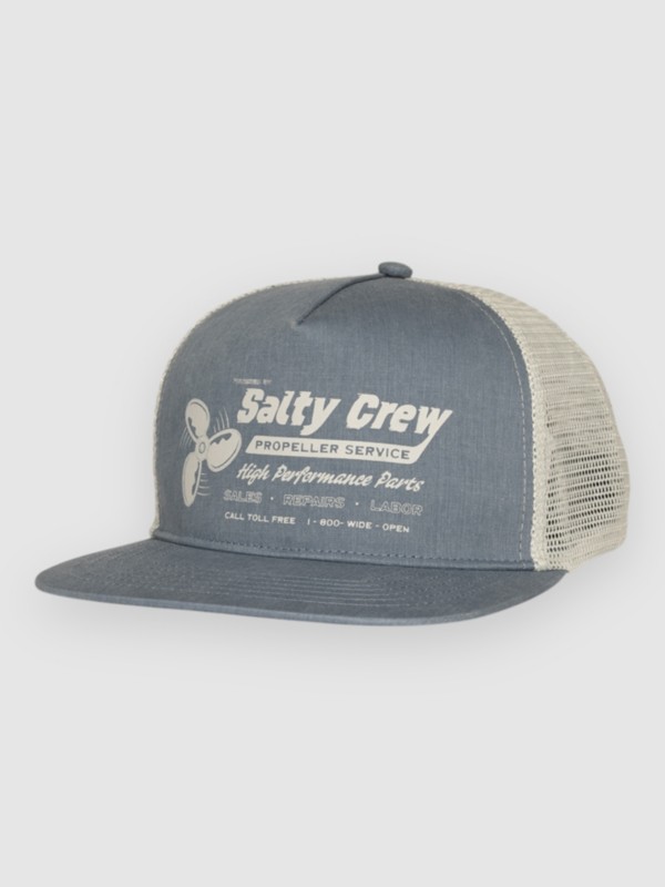 Salty Crew Good Times Trucker Cap channel blue