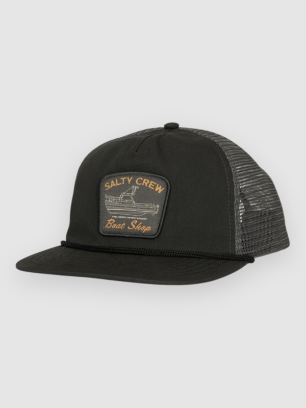 Salty Crew Boat Shop Trucker Cap phantom charcoal