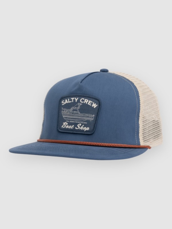 Salty Crew Boat Shop Trucker Cap pilot blue