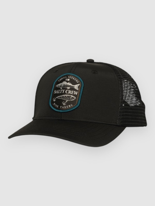 Salty Crew Baited Retro Trucker Cap black
