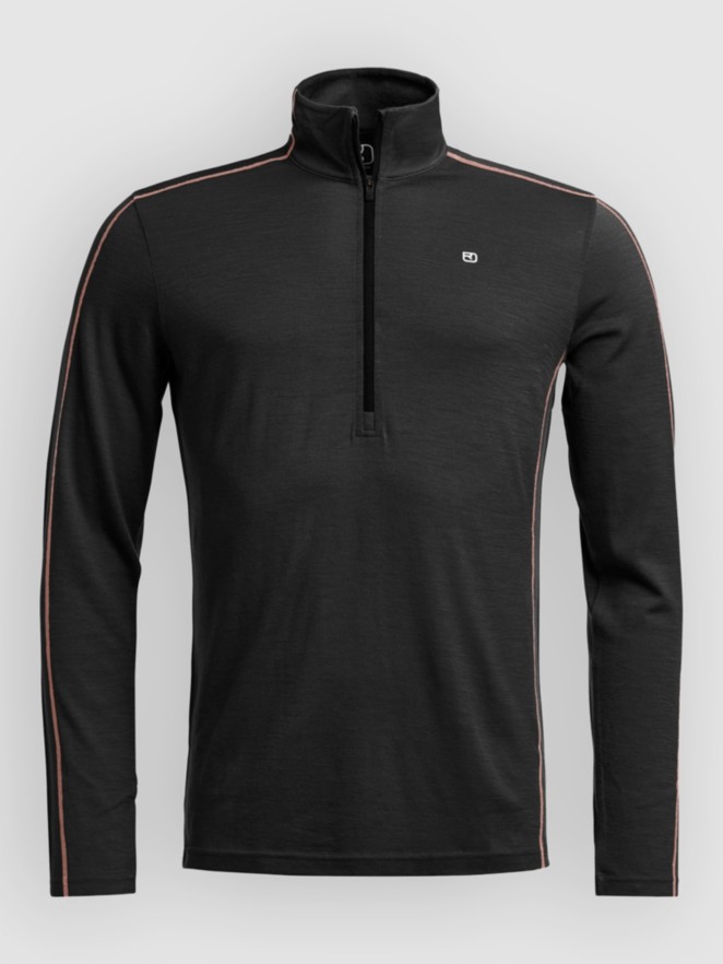 Ortovox 185 Rock 'N' Wool Zip Neck Base Layer Top