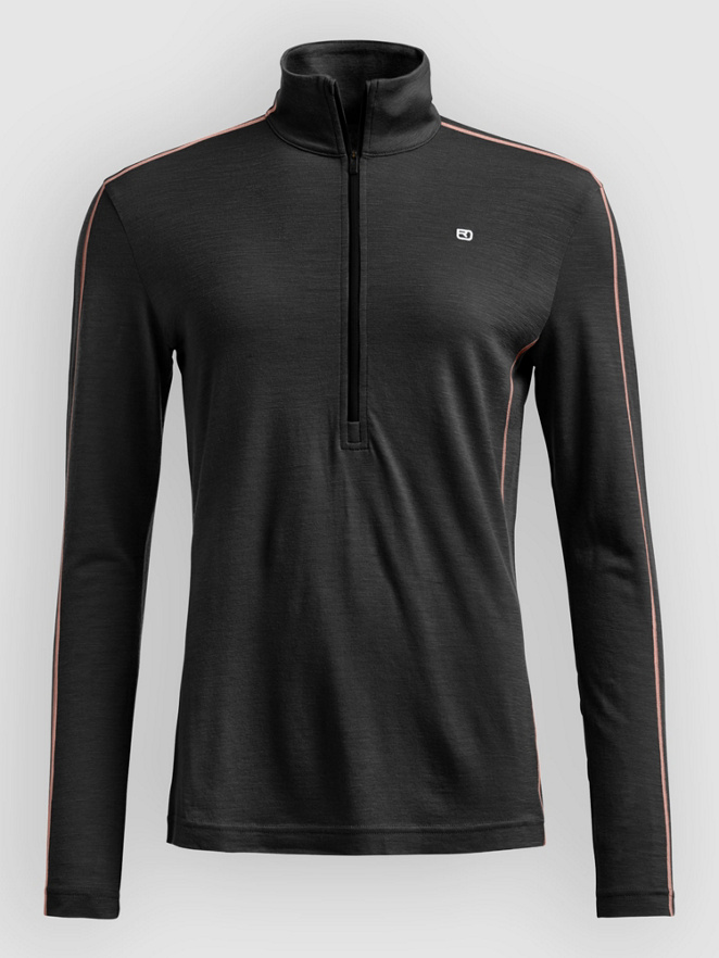 Ortovox 185 Rock 'N' Wool Zip Neck Camiseta Técnica