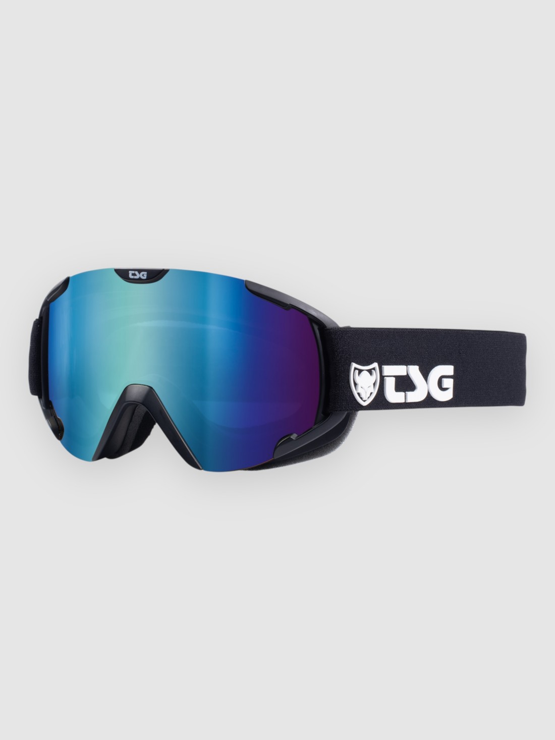 TSG Expect 2.0 Solid Black-Blue Goggle blue