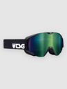 TSG Expect 2.0 Solid Black-Green Goggle
