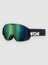 TSG Expect 2.0 Solid Black-Green Goggle