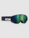 TSG Expect Mini 2.0 Solid Black-Green Goggle